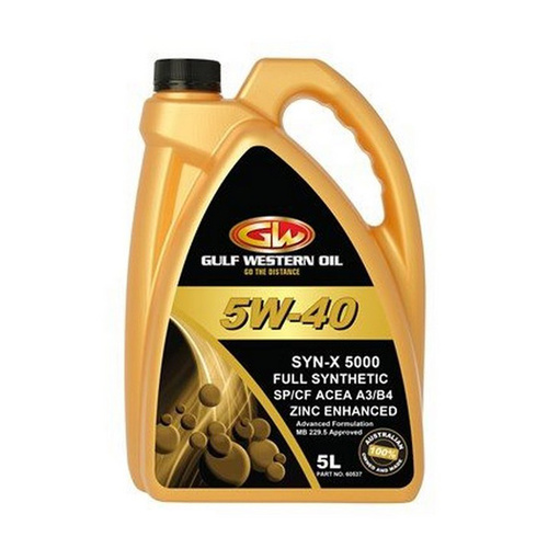 GULFWESTERN Syn-x 5000 (sae 5W-40) 5 Litre #60537