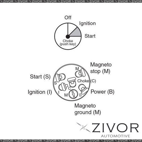 New NARVA Ignition Switch 3 Position 64008 *By Zivor*