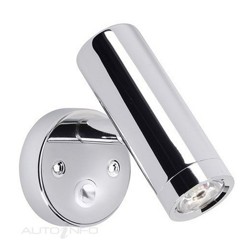 NARVA 10-30V Chrome Interior Lamp Dimming with Switch 6000K #87462