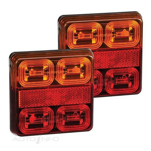 NARVA 12V MDL35 Led Lamps BL2 100 x 100mm #93530BL2