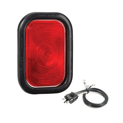 NARVA 12V Sealed Rear Stop / Tail Lamp Kit - Red with Vinyl Grommet #94510