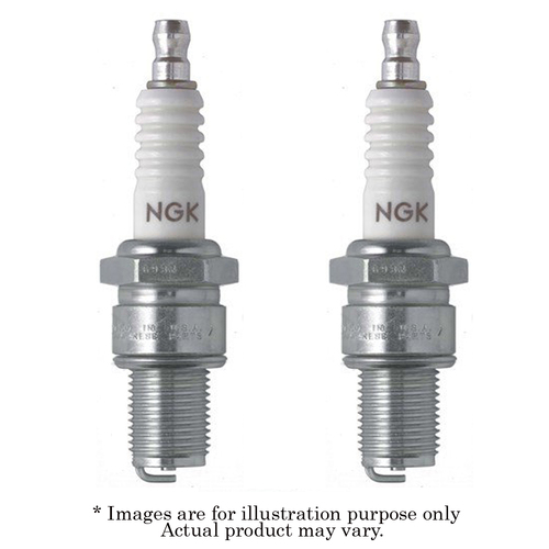 2x New NGK Standard M14x1.25 Non-Resistor Spark Plug B10ES
