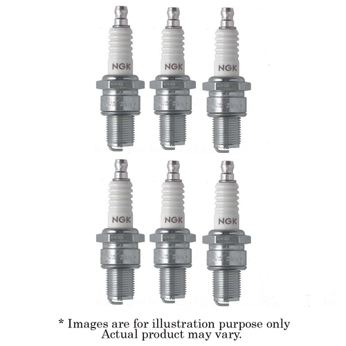 6x New NGK Standard M14x1.25 Non-Resistor Spark Plug B10ES