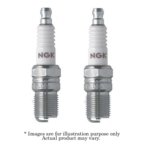 2x New NGK Standard M14x1.25mm Non-Resistor Spark Plug B8EFS