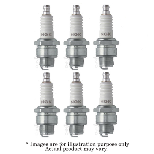 6x New NGK M14x1.25 Non-Resistor Standard Spark Plug B9HS