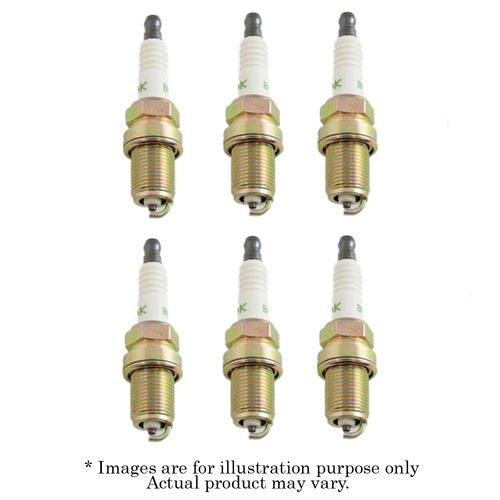 6x New NGK Spark Plug For Mazda MX6 GD 2 Dr 2.0L FE I4 16V 1987-91 DOHC BCP6E-11
