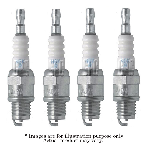4x New NGK Standard M14x1.25mm Resistor Spark Plug BMR6A