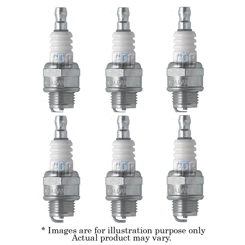 6x New NGK Standard M14x1.25mm Resistor Spark Plug BMR6A