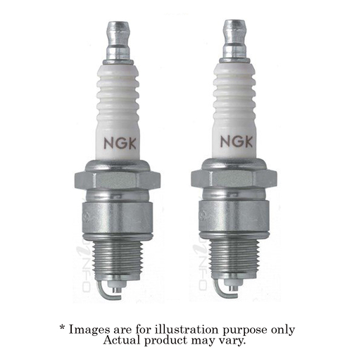 2x New NGK Standard M14x1.25 Non-Resistor Spark Plug BP7HS-10