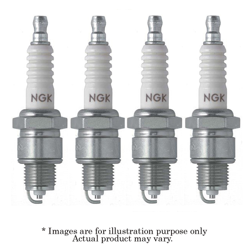4x New NGK Standard M14x1.25 Non-Resistor Spark Plug BP7HS-10