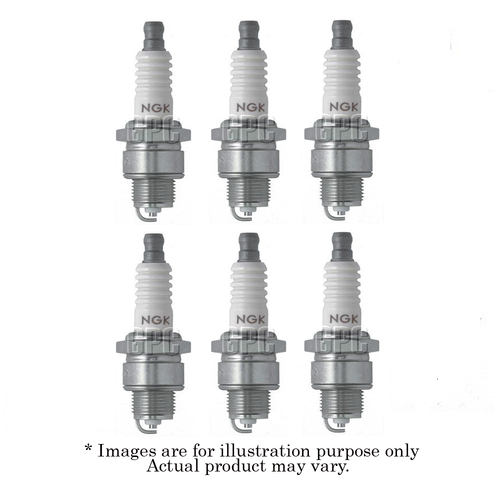 6x New NGK Standard M14x1.25mm Non-Resistor Spark Plug BP8HS-15