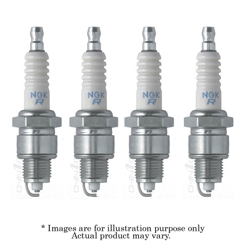 4x New NGK M14x1.25 Resistor Standard Spark Plug BPR5HS
