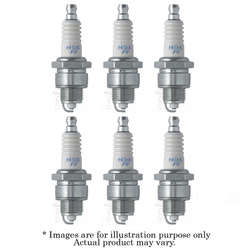 6x New NGK M14x1.25 Resistor Standard Spark Plug BPR5HS