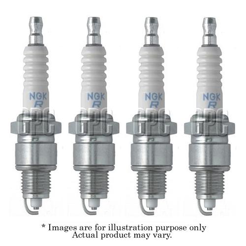 4x New NGK Standard M14x1.25mm Resistor Spark Plug BPR7HS-10