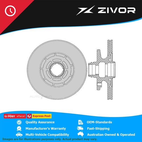 New IBS Brake Disc Rotor - Front For MAZDA RX-7 SERIES 1.2.3 1979-1983 #BR336