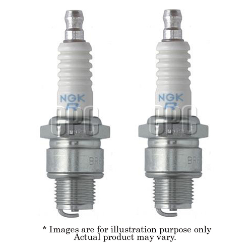 2x New NGK Standard M14x1.25mm Resistor Spark Plug BR7HS