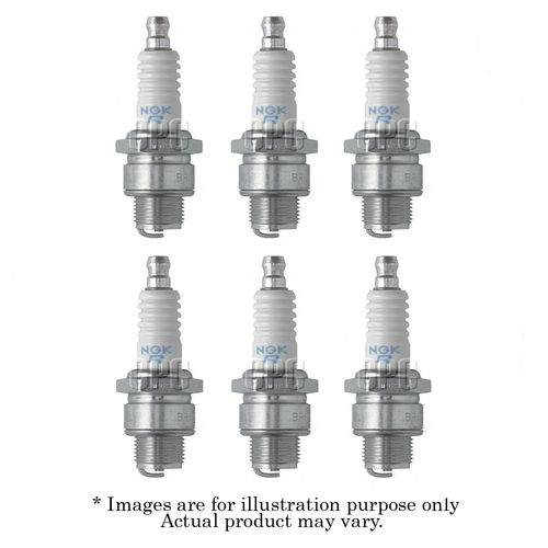 6 x New NGK Standard M14x1.25mm Resistor Spark Plug BR8HS