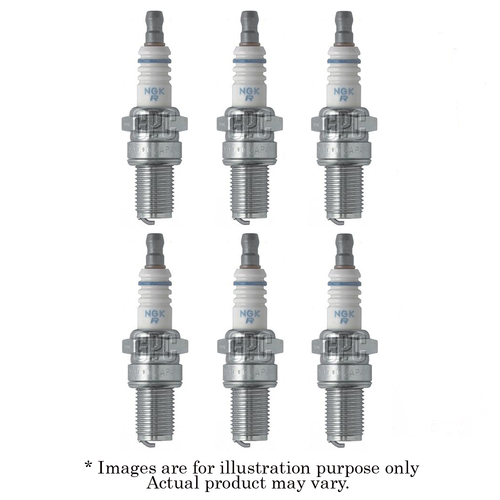 6 x New NGK Racing M14x1.25mm Resistor Spark Plug BR9ECM
