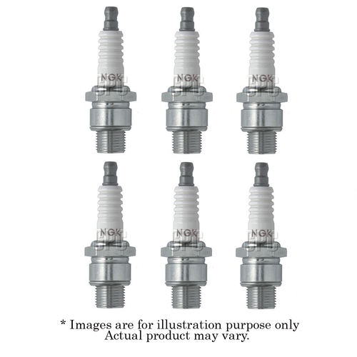 6x New NGK Standard M14x1.25mm Non-Resistor Spark Plug BU8H