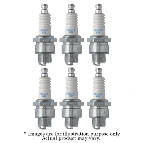 6x New NGK Standard M14x1.25 Non-Resistor Spark Plug BZ7HS-10