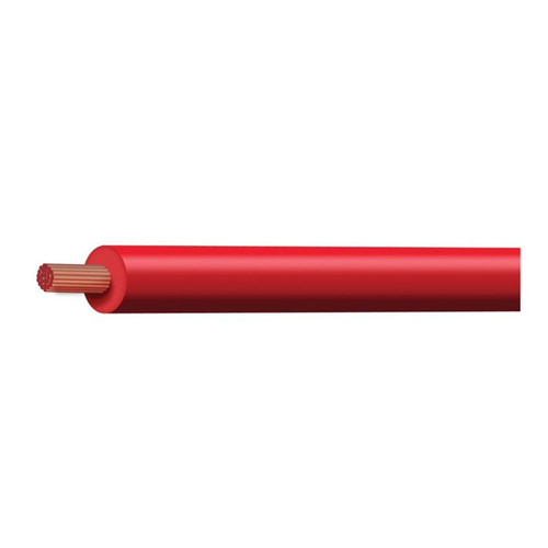 TYCAB Red 3mm Single Core  30M 10A Rating 90° 14 Strands Cable #CB003A1-030RD