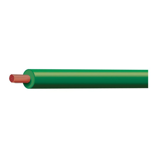 TYCAB Green 3mm Single Core 100M 10A Rating 90° 14 Strands Cable #CB003A1-100GN