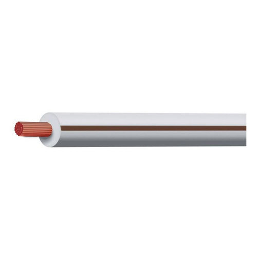 TYCAB Single Core 4mm White / Brown 30m Trace Cable #CB004A1-030WEBN