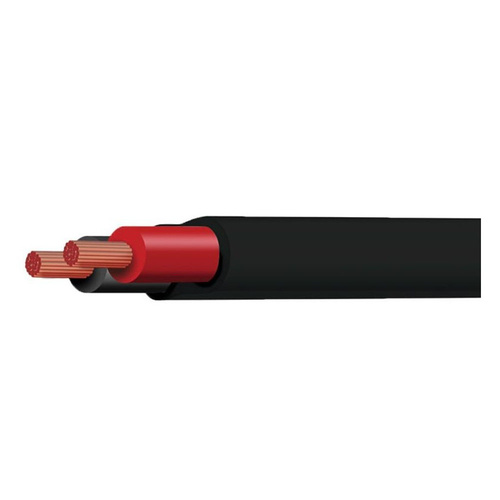 TYCAB Twin Sheath Cable 4mm Red / Black 100m Tyree #CB004A2-100BKRD