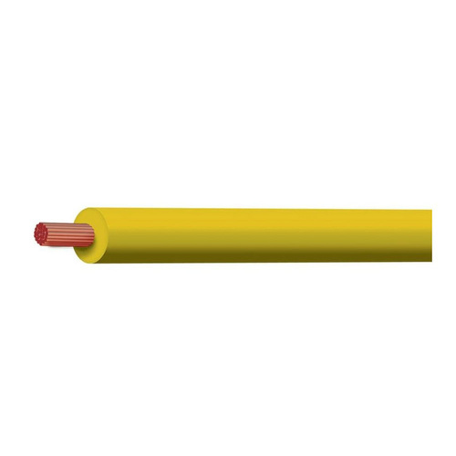 TYCAB Yellow 5mm Single Core 30M 25Amp Rating 90° 36 Strand Cable #CB005A1-030YW