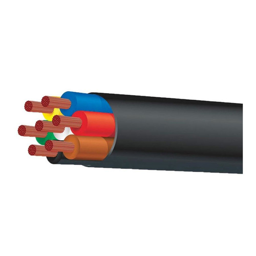 TYCAB 6mm 7 Core Trailer Cable 30m Black Sheath 25A Rating 57 Strand CB006A7-030