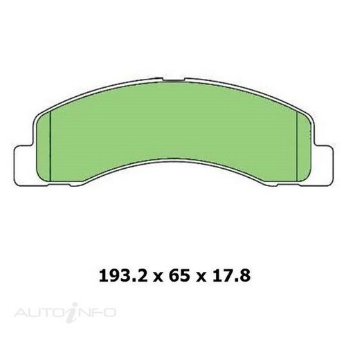 New PROTEX Brake Ultra Select Pads - Front For Ford F350 2001-2002 CDB3034M
