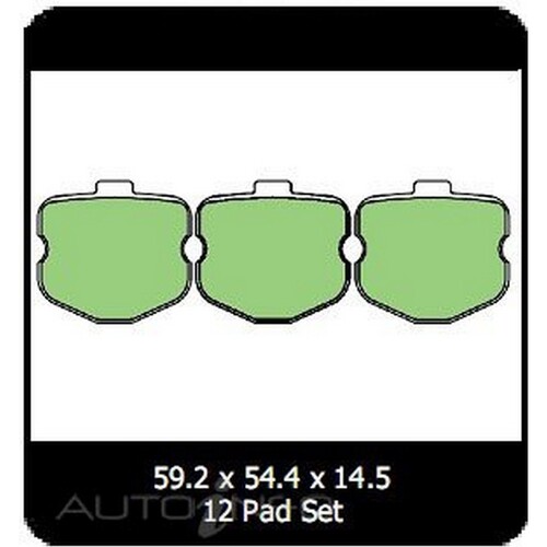PROTEX Brake Ultra Select Pads - Front For Chevrolet Corvette 2006-2012 CDB3139M