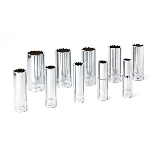 CHICANE 10 Piece 3/8? Inch Drive Metric Deep Socket Set #CH1128