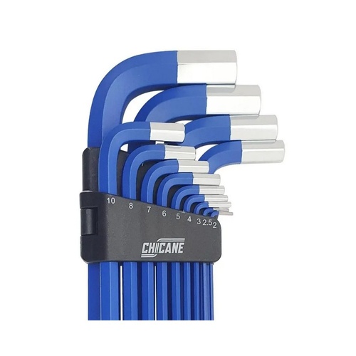 CHICANE 13 Piece Metric Jumbo Ball end Hex Key Wrench Set #CH4018