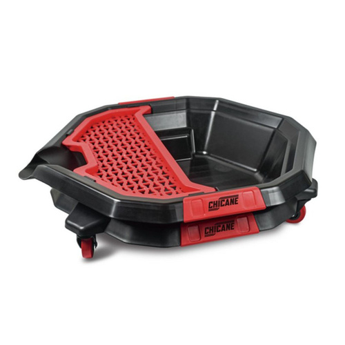 CHICANE Oil Drain Pan On Wheels 8L #CH5022