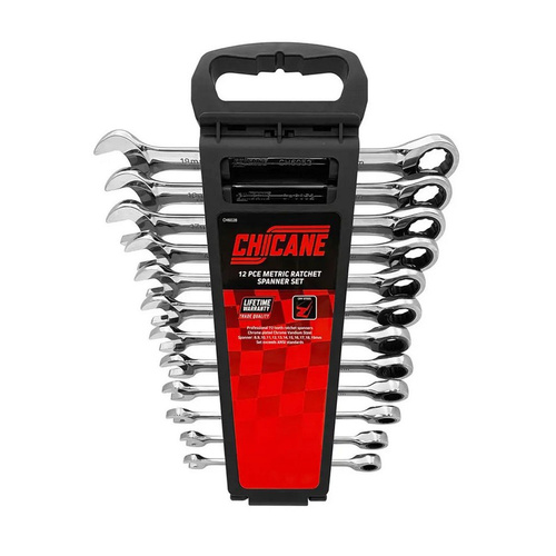 CHICANE 12 Piece Metric Ratchet Spanner Set #CH6028
