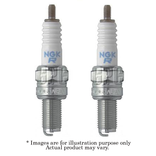 2x New NGK Standard M10x1.0mm Resistor Spark Plug with 1 Year Warranty CR10E