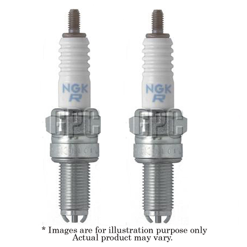 2x New NGK Standard M10x1.0mm Resistor Spark Plug CR10EK