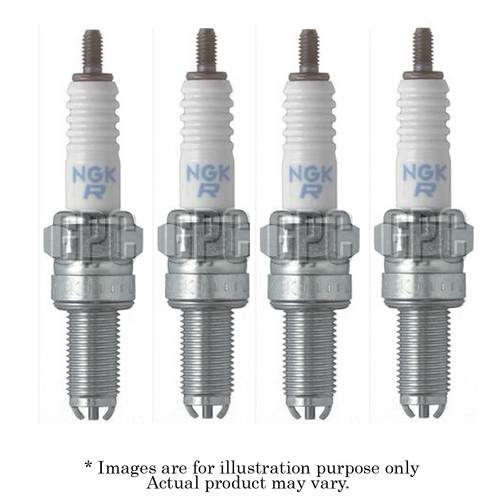 4x New NGK Standard M10x1.0mm Resistor Spark Plug with 1 Year Warranty CR8EK