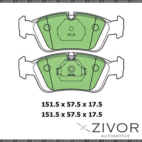 PROTEX FRONT BRAKE PADS For BMW 316i 318i 318iS 318Ti 320i 323i 325i 328i Z3