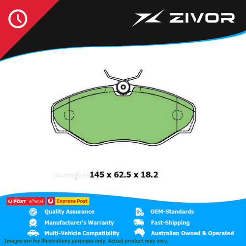 New PROTEX Brake Pads For RENAULT TRAFIC SWB X83 3D Van 1.9L F9Q 870/2 #DB1962UP