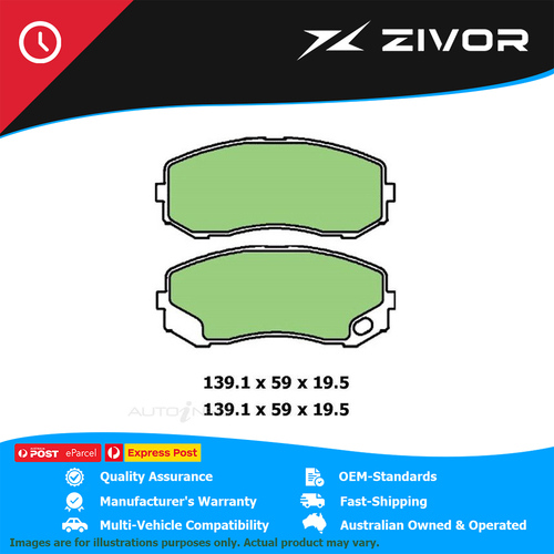 PROTEX Ultra Brake Pads - Front For MITSUBISHI FUSO CANTER FE 4M50 #DB2158CP