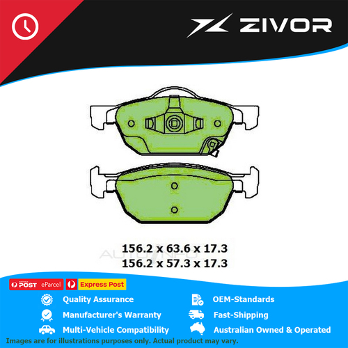 New PROTEX Brake Pads For HONDA CIVIC DTI-S FK 1.6L N16A1 #DB2308CP