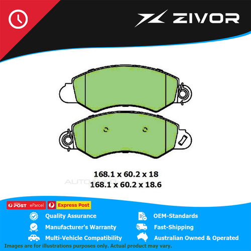 New PROTEX Brake Pads For LDV V80 SWB K1 2.5L SC25R136Q4 #DB3282CP
