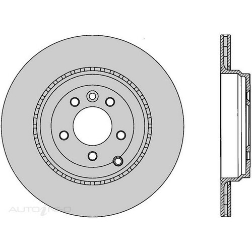 New PROTEX Brake Disc Ultra Rotor - Rear For Range Rover Sport 2009-2013 DR1011