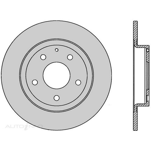 New PROTEX Brake Disc Ultra Rotor - Rear For Mazda MAZDA6 2012-2021 DR1033