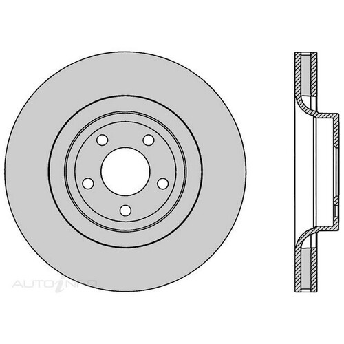 New PROTEX Brake Disc Ultra Rotor - Front For Ford Mustang 2014-2017 DR1096