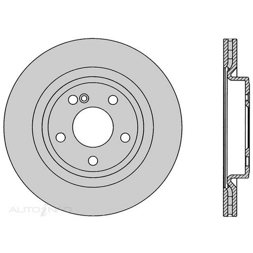 PROTEX Brake Disc Ultra Rotor - Rear For Mercedes Benz CLA250 2013-2019 DR1122