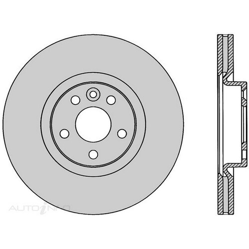 New PROTEX Brake Disc Ultra Rotor - Front For Volvo XC60 2014-2017 DR1178