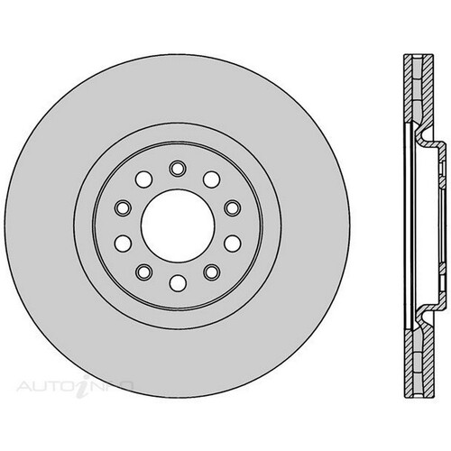 New PROTEX Brake Disc Ultra Rotor For Jeep Cherokee 2014-2021 DR1191